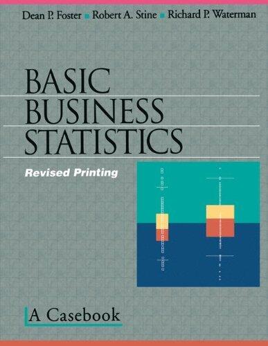 Basic Business Statistics: A Casebook (Textbooks in Mathematical Sciences)
