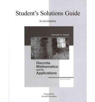 Student's Solutions Guide for Discrete Mathematics and Its Applications
