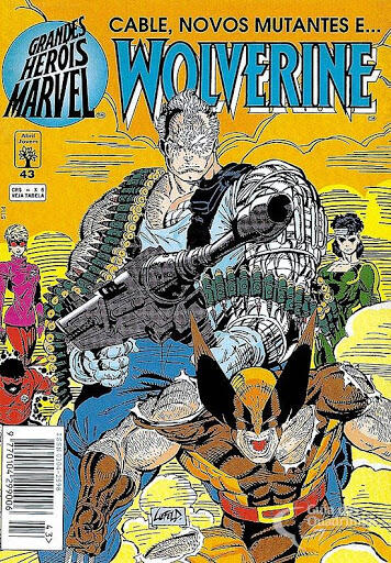 Grandes Heróis Marvel 1ª Série - n° 43 - Cable, Novos Mutantes e... Wolverine
