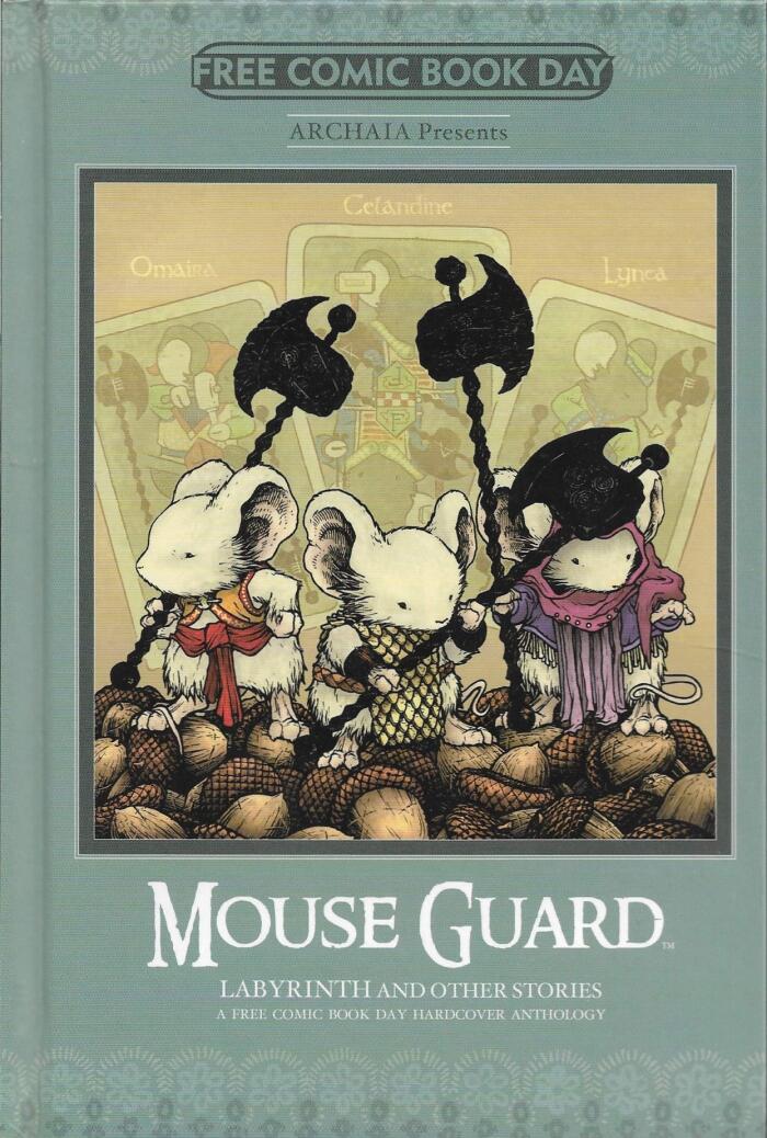 By David Peterson Mouse Guard Labyrinth and Other Stories - Fcbd 2014 - Archaia Hardcover Comic Book -
