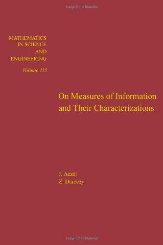 On measures of information and their characterizations, Volume 115