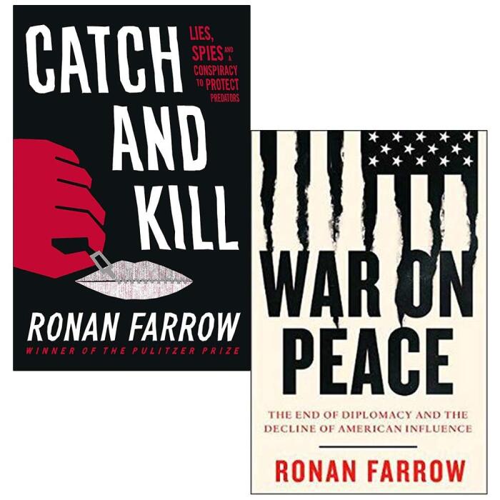 Catch and Kill Lies, Spies and a Conspiracy to Protect Predators / War on Peace  2 Book Collection Set
