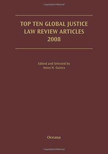Top Ten Global Justice Law Review Articles (2008)