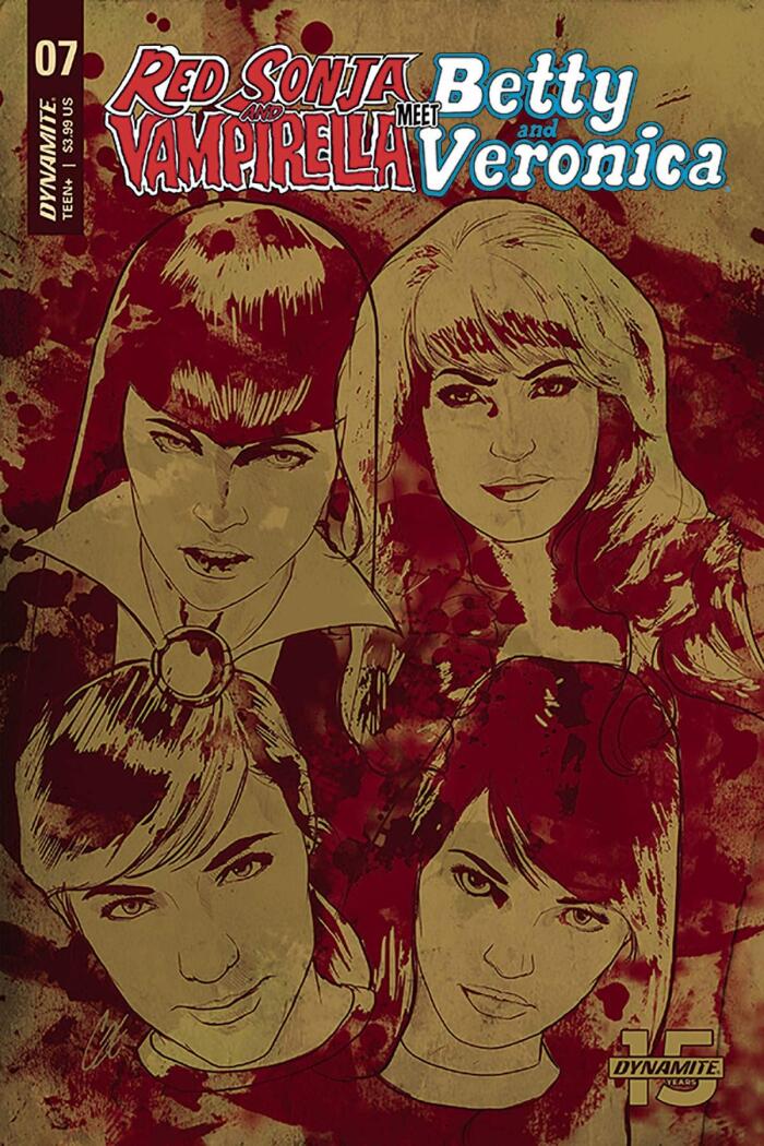RED SONJA VAMPIRELLA BETTY VERONICA #7 CAT STAGGS