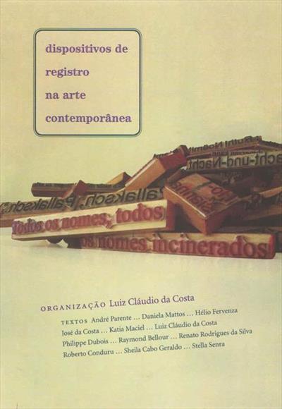 Dispositivos de Registro da Arte Contemporânea