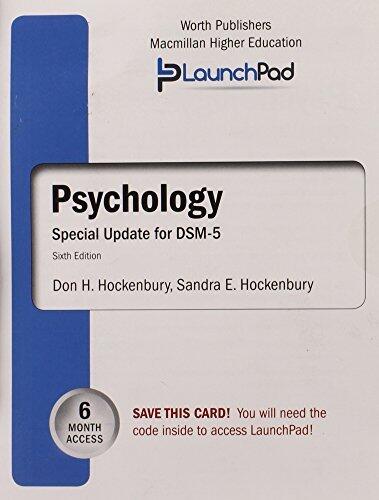 Launchpad for Hockenbury's Psychology with Dsm5 Update
