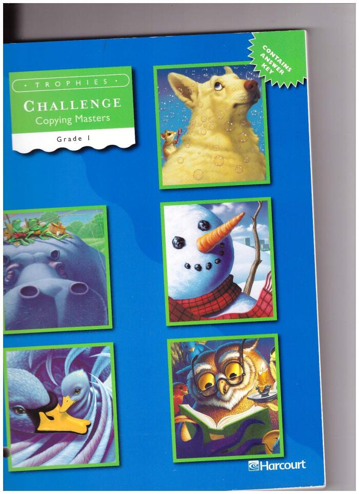Trophies: Challenge Copying Masters Grade 1