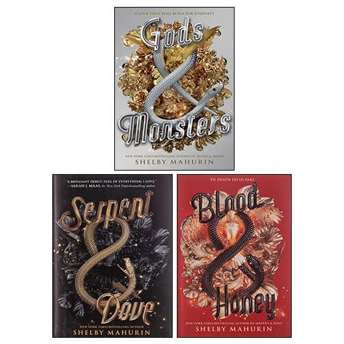 Shelby Mahurin 3 Books Collection Set: Serpent & Dove, Blood & Honey, Gods & Monsters