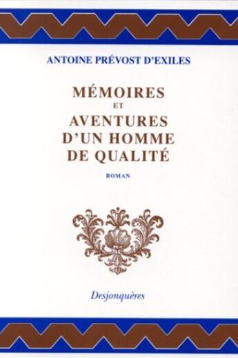 Mémoires et aventures d'un homme de qualité