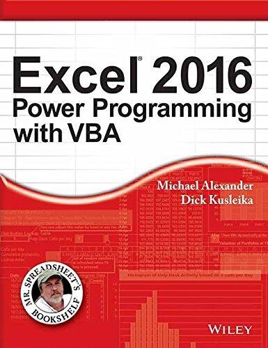 Excel 2016 Power Programming with Vba