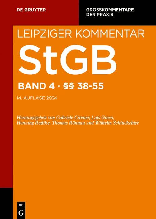 §§ 38-55 (Großkommentare der Praxis)
