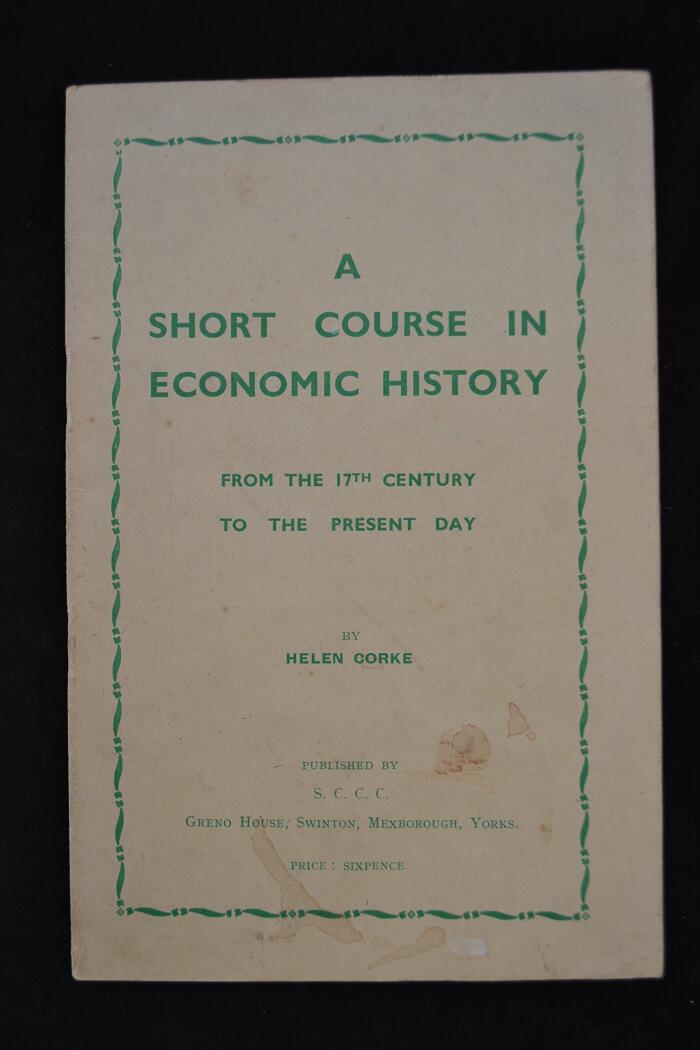 A short course in economic history from the XVIIth century to the present day,