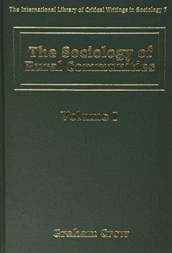 THE SOCIOLOGY OF RURAL COMMUNITIES