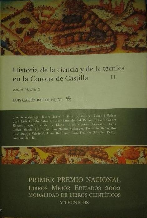 Historia de la ciencia y de la técnica en la corona de Castilla: Edad Media 2