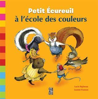 Petit écureuil à l'école des couleurs