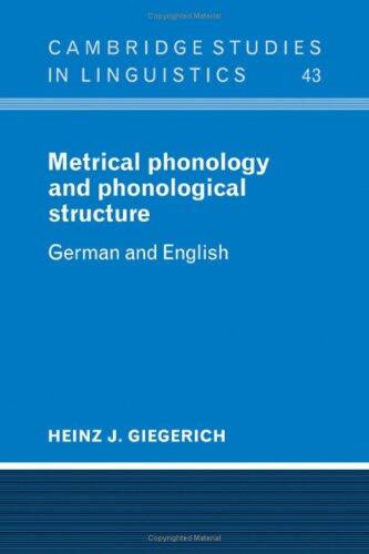 Metrical Phonology and Phonological Structure: German and English