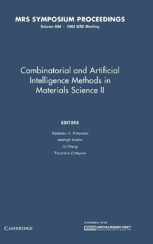 Combinatorial and Artificial Intelligence Methods in Materials Science II (Vol. 804)