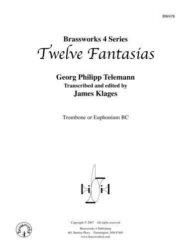 Twelve Fantasias: for Euphonium