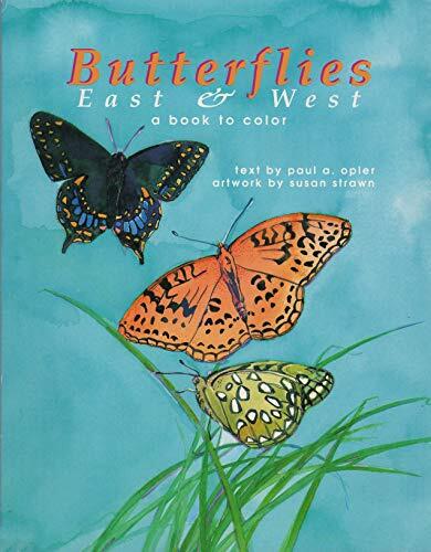 Butterflies East and West: A Book to Color