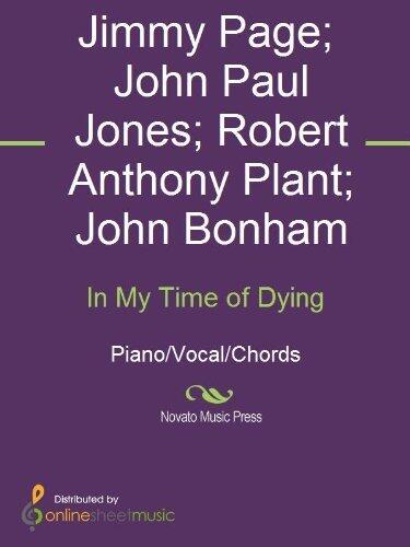 In My Time of Dying Sheet Music