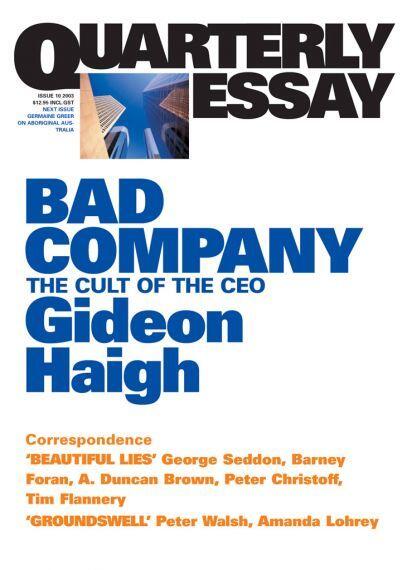 Bad Company: The Cult of the CEO