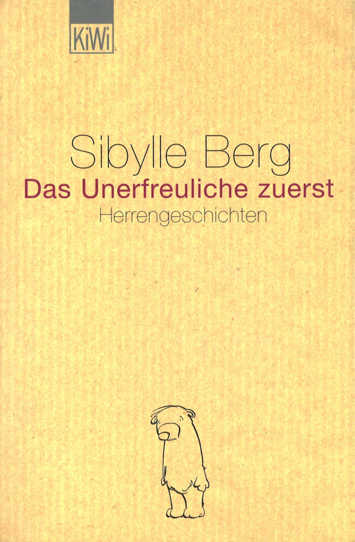 Das Unerfreuliche zuerst. Herrengeschichten