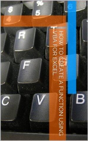 how to create a function in vba excel