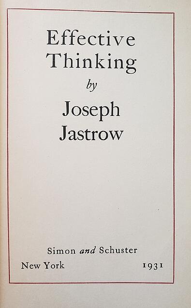 Effective Thinking