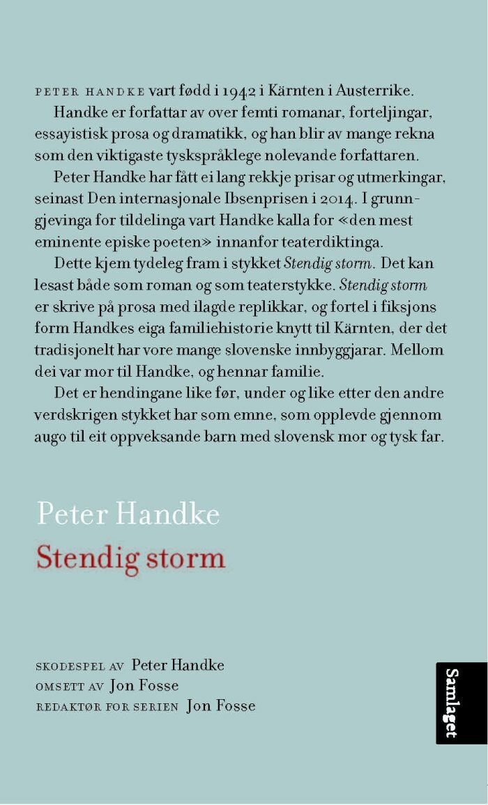 Stendig storm