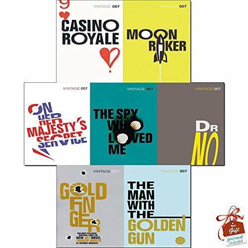 Vintage classics series 2 :7 ian fleming james bond 007 collection 7 books set