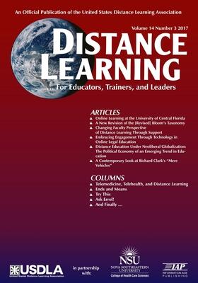 Distance Learning - Issue: Volume 14 #3