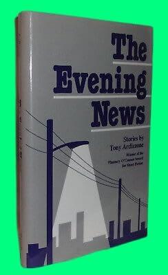 Collectible Tony Ardizzone THE EVENING NEWS: Stories First edition Flannery O'Connor Award