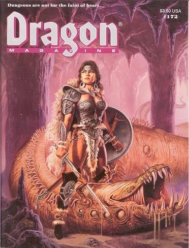 DRAGON #172 (Magazine - August 1991) "Dungeons are not for the Faint of Heart."