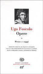 Opere II: Prose e saggi