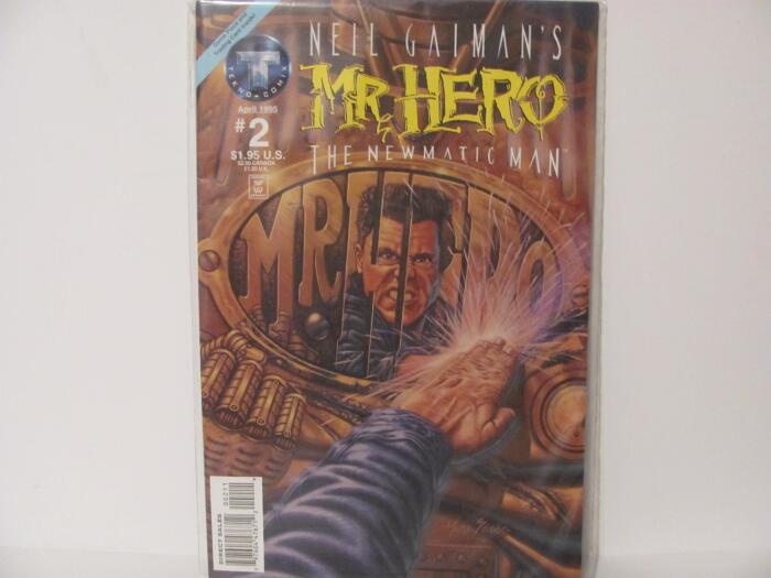 Neil Gaiman's " Mr. Hero The Newmatic Man" Techno Comix
