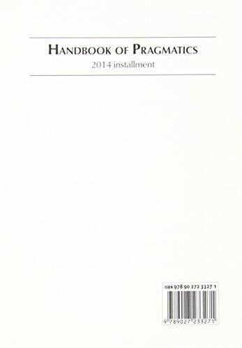 Handbook of Pragmatics: 2014 Installment