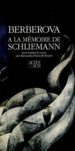 A la mémoire de Schielmann (Romans Nouvell)