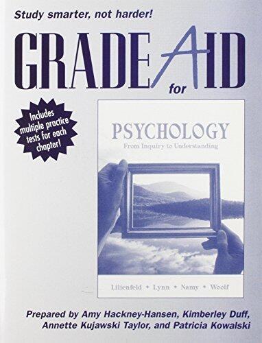 Grade Aid Student Workbook with Practice Tests for Psychology: From Inquiry to Understanding