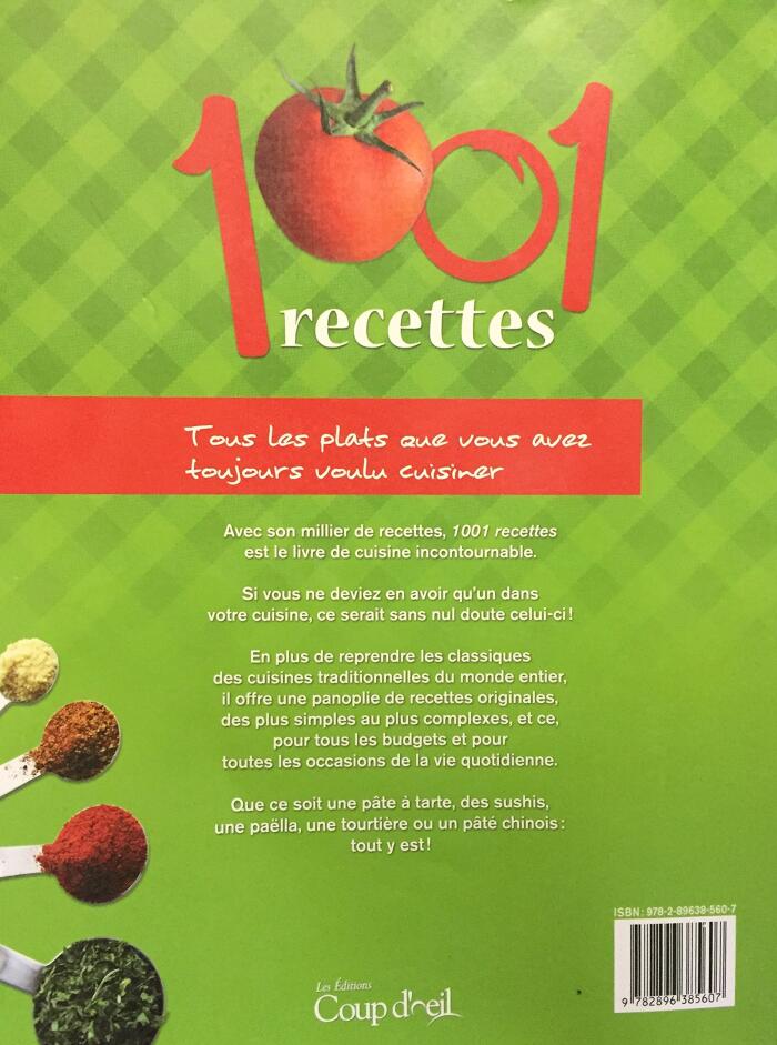 1001 Recettes Tous Les Plats Que Vous Avez Toujours Voulu Cuisiner