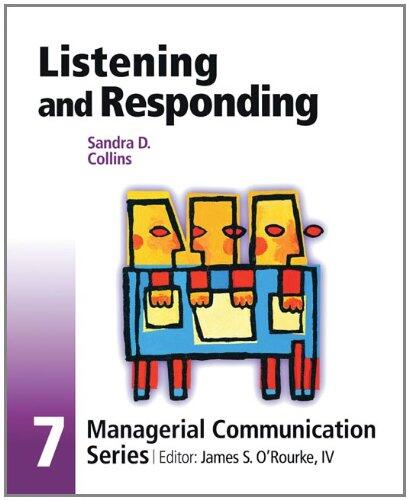Module 7: Listening and Responding