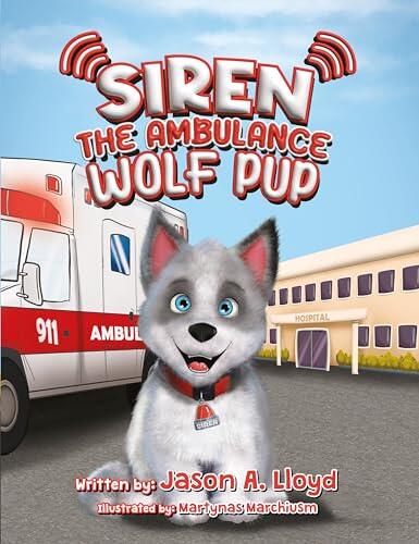 Siren the Ambulance Wolf Pup