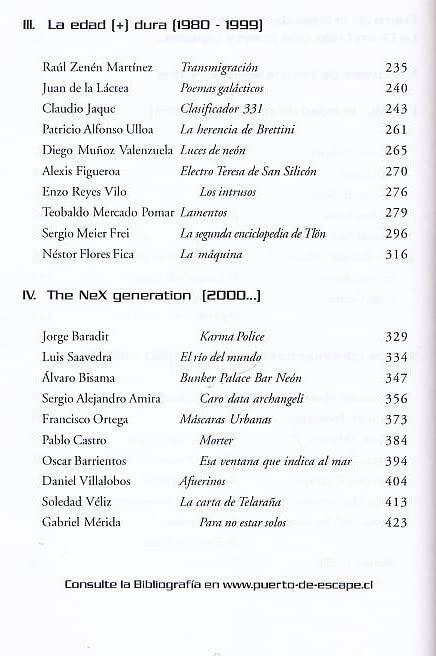 Años Luz: Mapa Estelar de la Ciencia Ficción en Chile (Casi La Edad De Oro 1930-1959; Los Continuadores Invisibles 1960-1979; La Edad 1980-1999; The Nex Generation 2000...)