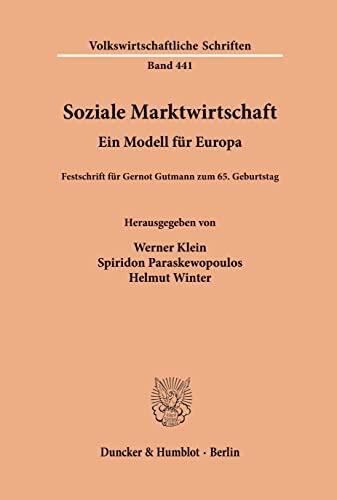 Soziale Marktwirtschaft: Ein Modell für Europa