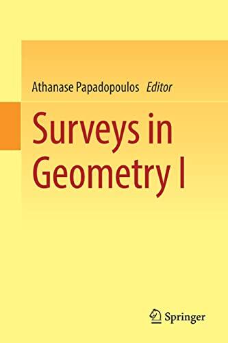 Surveys in Geometry I