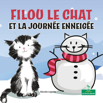 Filou le chat et la journée enneigée