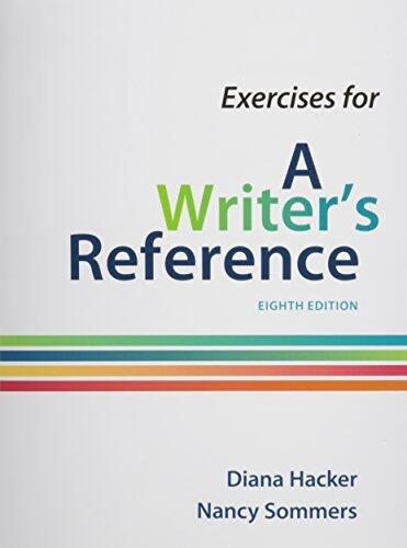 Exercises for A Writer's Reference, Large Format