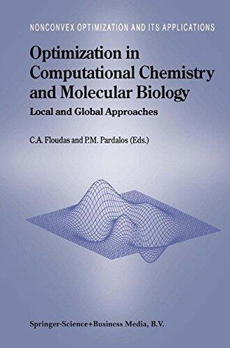 Optimization in Computational Chemistry and Molecular Biology: Local and Global Approaches