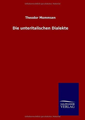 Die unteritalischen Dialekte