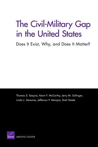 Civil-Military Gap in the United States: Does It Exist, Why, and Does It Matter?