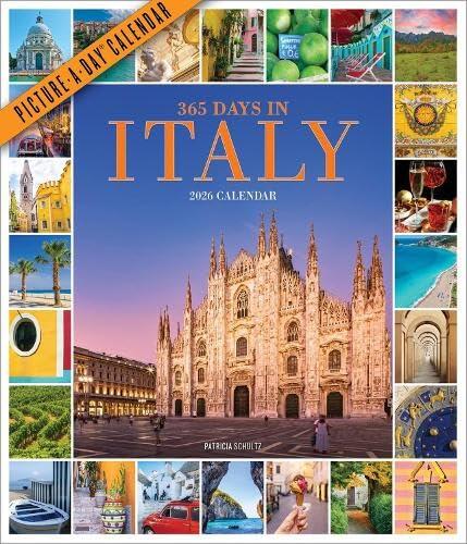 365 Days in Italy Picture-A-Day® Wall Calendar 2026: A Year-Long Italian Vacation